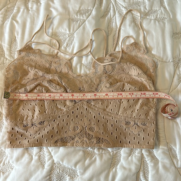 Free People bralette size medium light beige color - Picture 3 of 8